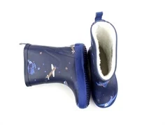 CeLaVi pageant blue vintergummistøvle med flyvemaskiner